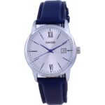 Casio Silver Dial Stainless Steel Analog Quartz MTP-V002L-2B3 MTPV002L-2 Men's Watch