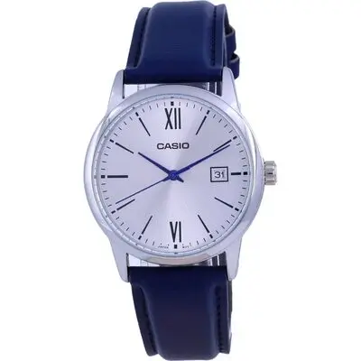 Casio Silver Dial Stainless Steel Analog Quartz MTP-V002L-2B3 MTPV002L-2 Men's Watch