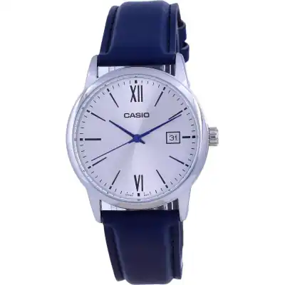 Casio Silver Dial Stainless Steel Analog Quartz MTP-V002L-2B3 MTPV002L-2 Men's Watch