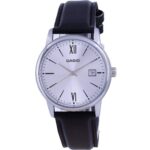 Casio Silver Dial Stainless Steel Analog Quartz Mtp-v002l-7b3 Mtpv002l-7 Men's Watch