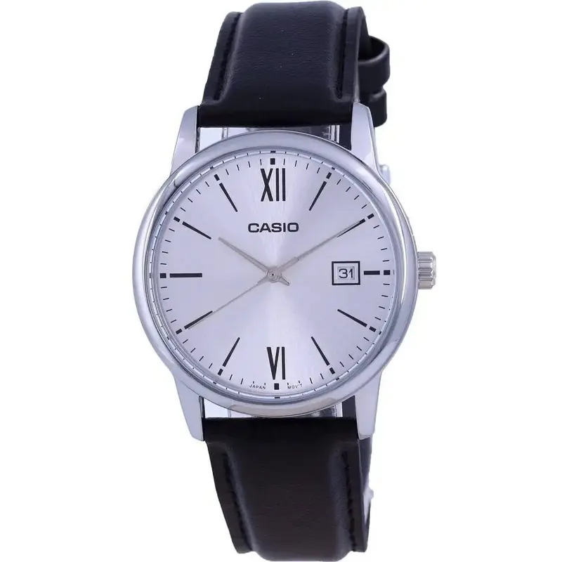 Casio Silver Dial Stainless Steel Analog Quartz MTP-V002L-7B3 MTPV002L-7 Men's Watch