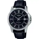 Casio Standard Analog Leather Strap Black Dial Quartz MTP-V004L-1C Men's Watch