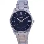 Casio Blue Dial Stainless Steel Analog Quartz MTP-V005D-2B5 MTPV005D-2 Men's Watch