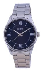 Casio Blue Dial Stainless Steel Analog Quartz MTP-V005D-2B5 MTPV005D-2 Men's Watch