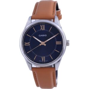 Casio Blue Dial Stainless Steel Analog Quartz MTP-V005L-2B5 MTPV005L-2 Men's Watch