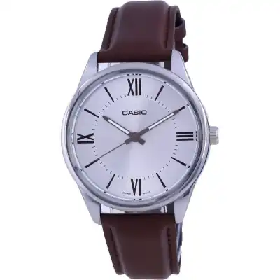 Casio Silver Dial Stainless Steel Analog Quartz MTP-V005L-7B5 MTPV005L-7 Men's Watch