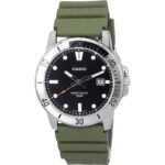 Casio Standard Analog Resin Strap Black Dial Quartz MTP-VD01-3E MTPVD01-3E Men's Watch