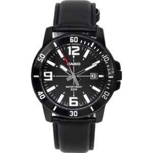 Casio Enticer Analog Black Dial Quartz MTP-VD01BL-1B MTPVD01BL-1B Men's Watch