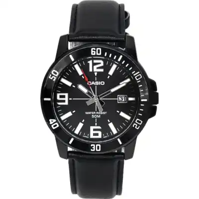 Casio Enticer Analog Black Dial Quartz MTP-VD01BL-1B MTPVD01BL-1B Men's Watch