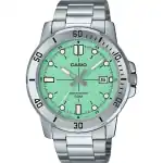 Casio Standard Analog Stainless Steel Mint Green Dial Quartz MTP-VD01D-3E1V Men's Watch