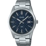 Casio Enticer Analog Stainless Steel Blue Dial Quartz MTP-VD03D-2A Men's Watch