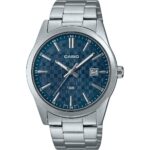 Casio Standard Analog Stainless Steel Blue Dial Quartz MTP-VD03D-2A2 Men's Watch
