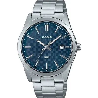 Casio Standard Analog Stainless Steel Blue Dial Quartz MTP-VD03D-2A2 Men's Watch