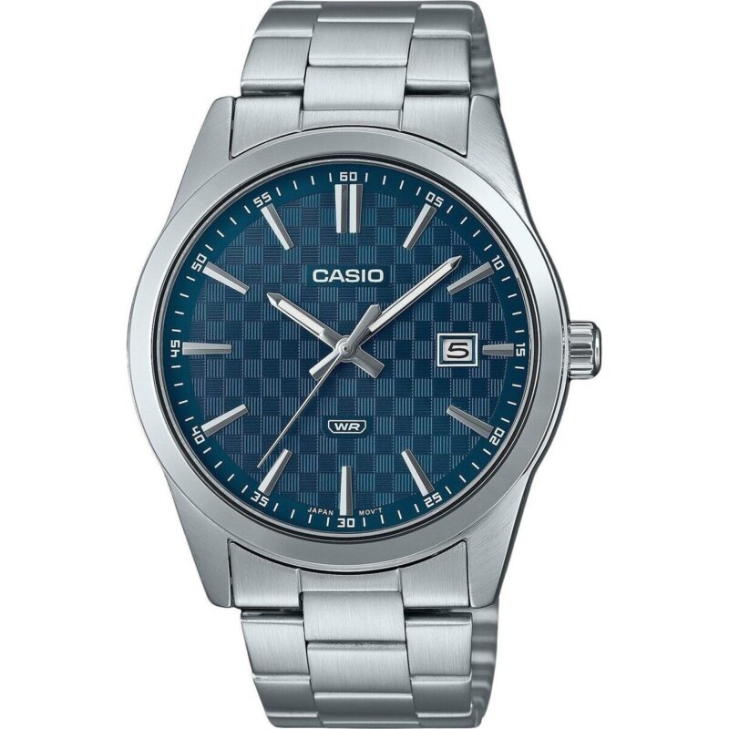 Casio Standard Analog Stainless Steel Blue Dial Quartz MTP-VD03D-2A2 Men's Watch