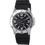 Casio Standard Analog Resin Strap Black Dial Quartz MTP-VD300-1B MTPVD300-1B Men's Watch