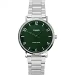 Casio Standard Analog Stainless Steel Green Dial Quartz MTP-VT03D-3B Men's Watch