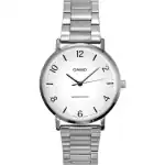 Casio Standard Analog Stainless Steel White Dial Quartz MTP-VT03D-7B Men's Watch