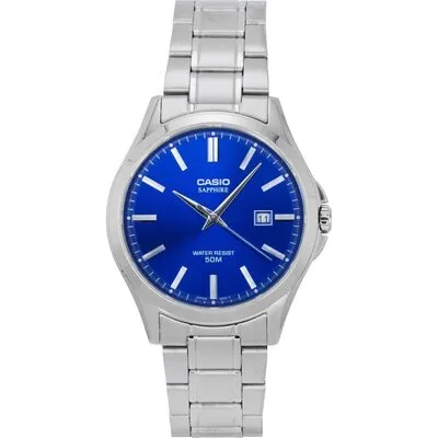Casio Standard Analog Stainless Steel Blue Dial Quartz MTS-115D-2A1V Men's Watch