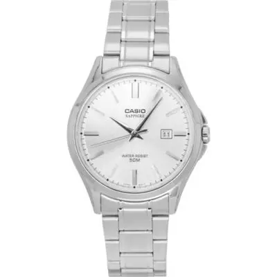 Casio Standard Analog Stainless Steel Silver Dial Quartz MTS-115D-7AV Men's Watch