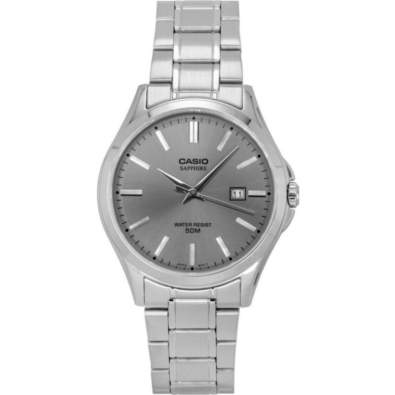 Casio Standard Analog Stainless Steel Grey Dial Quartz MTS-115D-8AV Men's Watch Casio Standard Analog Stainless Steel Grey Dial Quartz MTS-115D-8AV Men's Watch