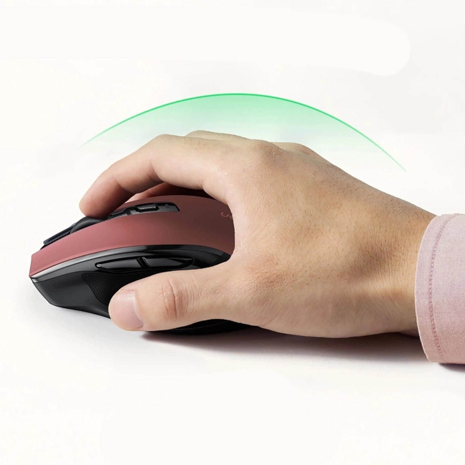 UGreen MU006 2.4GHz Wireless Optical Mouse - Red - Image 4