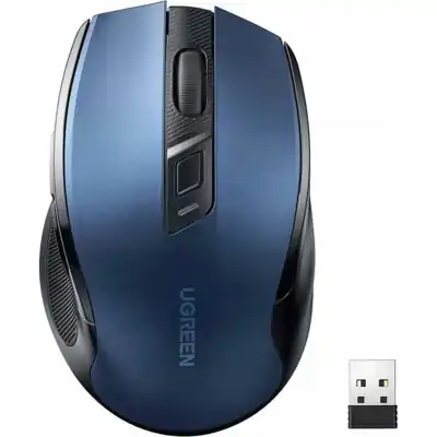 UGreen MU006 2.4GHz Wireless Optical Mouse – Blue