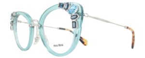 Miu Miu Women's Eyeglasses (Mu05Pv-Vaa1O1-50)