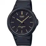 Casio Standard Analog Resin Strap Black Dial Quartz MW-240-1E2V Men's Watch