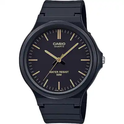 Casio Standard Analog Resin Strap Black Dial Quartz MW-240-1E2V Men's Watch