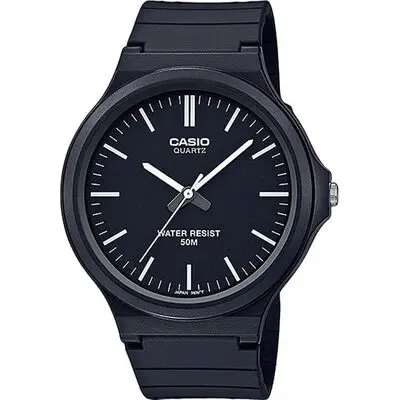 Casio Youth Analog Resin Strap Black Dial Quartz MW-240-1EV Men's Watch