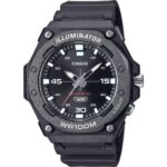 Casio Standard Analog Resin Strap Black Dial Quartz MW-620H-1AV 100M Men's Watch