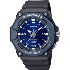 Casio Standard Analog Resin Strap Blue Dial Quartz MW-620H-2AV 100M Men's Watch