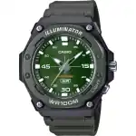 Casio Standard Analog Resin Strap Green Dial Quartz MW-620H-3AV 100M Men's Watch