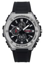 Casio Standard Analog Chronograph Resin Strap Black Dial Quartz MWA-300H-1AV 100M Men's Watch