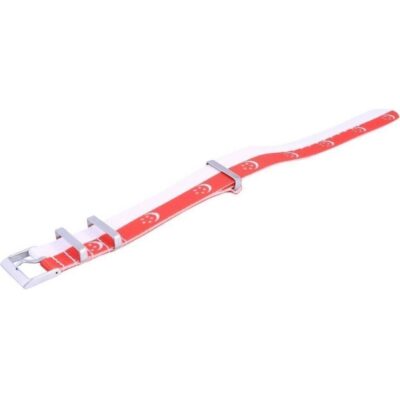 Ratio NATO32 Singapore National Flag Pattern Polyester 22mm Watch Strap