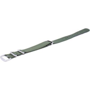Ratio Brand NATOS12 Green Nylon Watch Strap 18mm