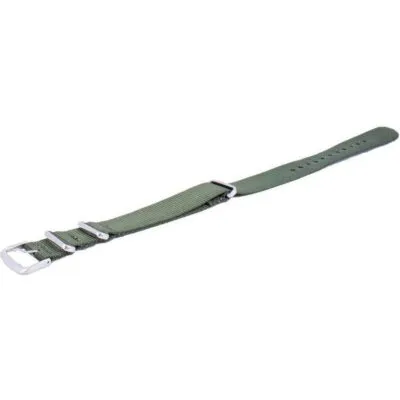 Ratio Brand NATOS12 Green Nylon Watch Strap 18mm