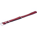 Ratio Brand NATOS15 Red Nylon Watch Strap 18mm