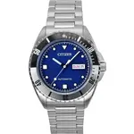 Citizen Sport Stainless Steel Blue Dial Automatic NH7530-52M 100M Men's Watch