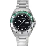 Citizen Sport Stainless Steel Black Dial Automatic NH7531-50E 100M Men's Watch