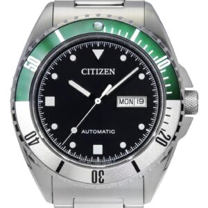 Citizen Sport Stainless Steel Black Dial Automatic NH7531-50E 100M Men's Watch