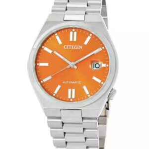 Citizen Tsuyosa Stainless Steel Orange Dial Automatic NJ0151-88Z Men's Watch