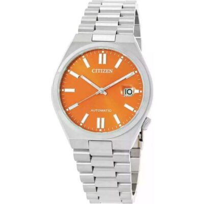 Citizen Tsuyosa Stainless Steel Orange Dial Automatic NJ0151-88Z Men's Watch