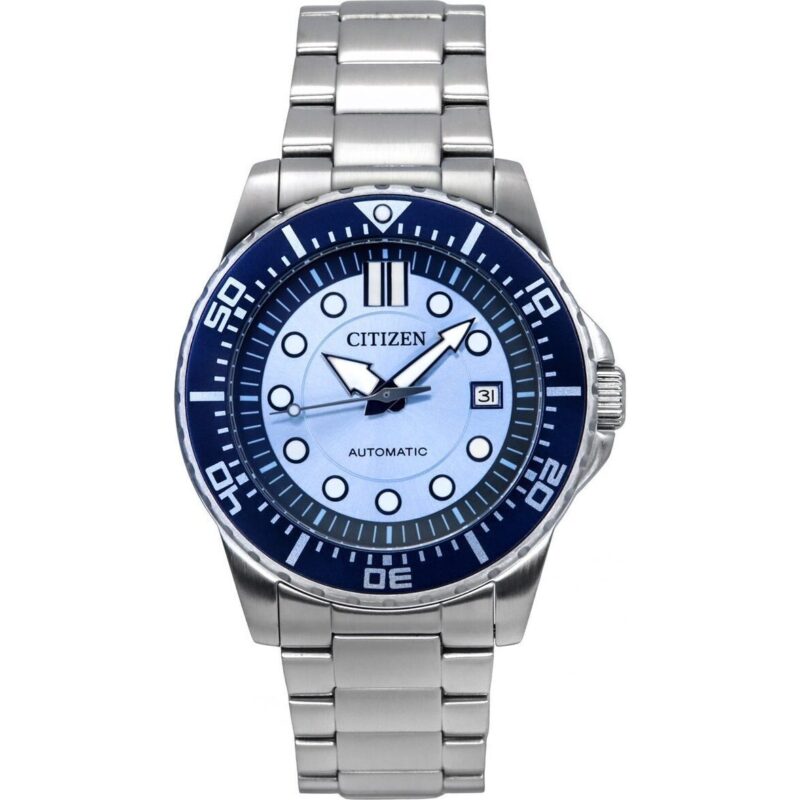 Citizen Limited Edition Stainless Steel Blue Dial Automatic NJ0178-81M 100M Men's Watch