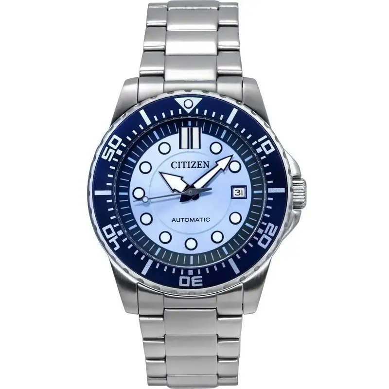 Citizen Limited Edition Stainless Steel Blue Dial Automatic NJ0178-81M 100M Men's Watch