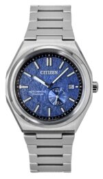 Citizen Zenshin Super Titanium Blue Dial Automatic NJ0180-80L 100M Men's Watch