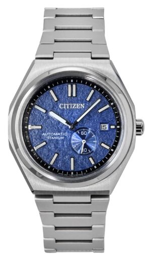 Citizen Zenshin Super Titanium Blue Dial Automatic NJ0180-80L 100M Men's Watch
