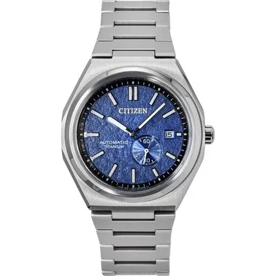 Citizen Zenshin Super Titanium Blue Dial Automatic NJ0180-80L 100M Men's Watch