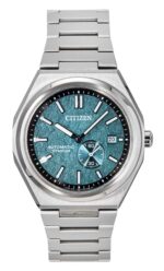 Citizen Zenshin Super Titanium Green Dial Automatic NJ0180-80X 100M Men's Watch