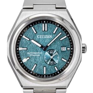 Citizen Zenshin Super Titanium Green Dial Automatic NJ0180-80X 100M Men's Watch